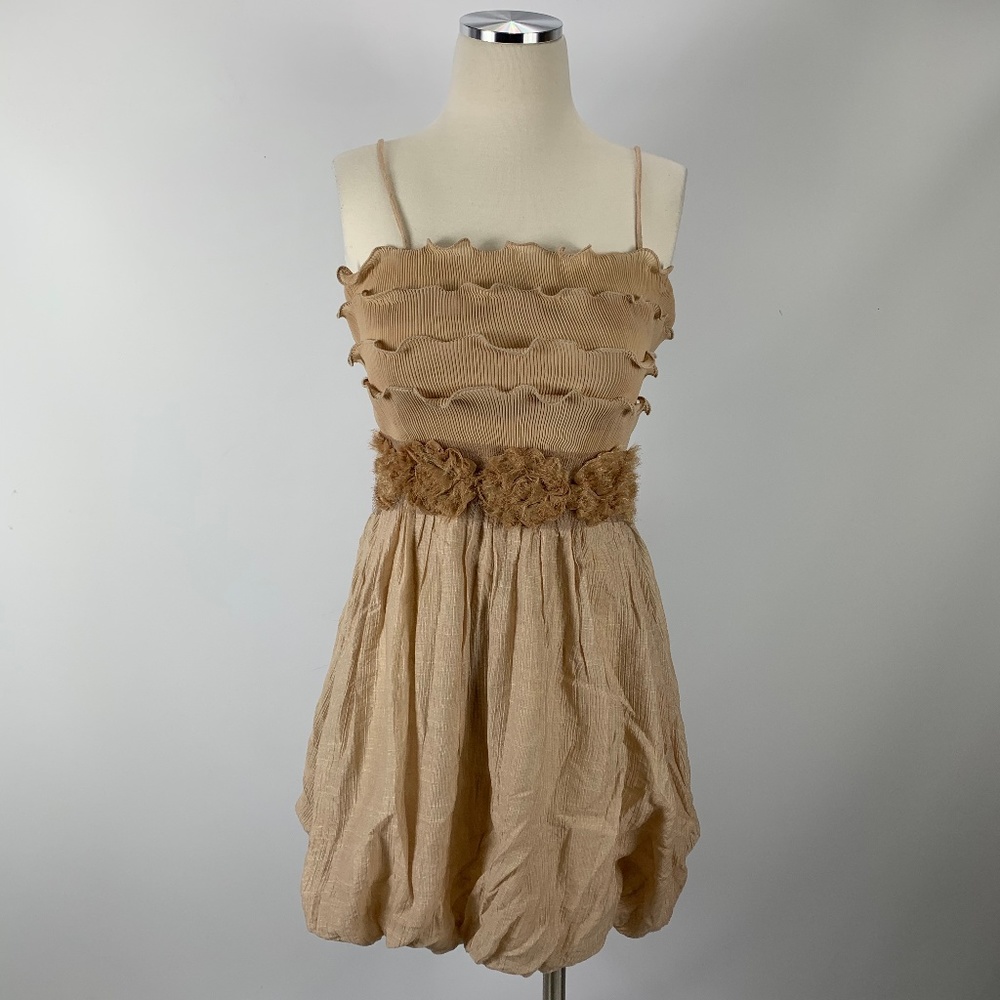 Marquis Large Dress Gold Bubble Skirt Party